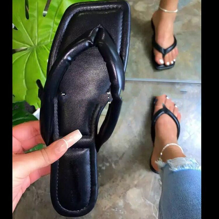 Ladies Casual Summer Flat Beach Slippers Women Slippers