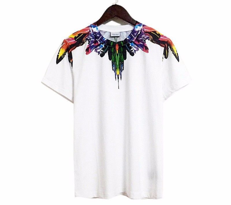 Wings Water Drop Feather Short Sleeve T-Shirt