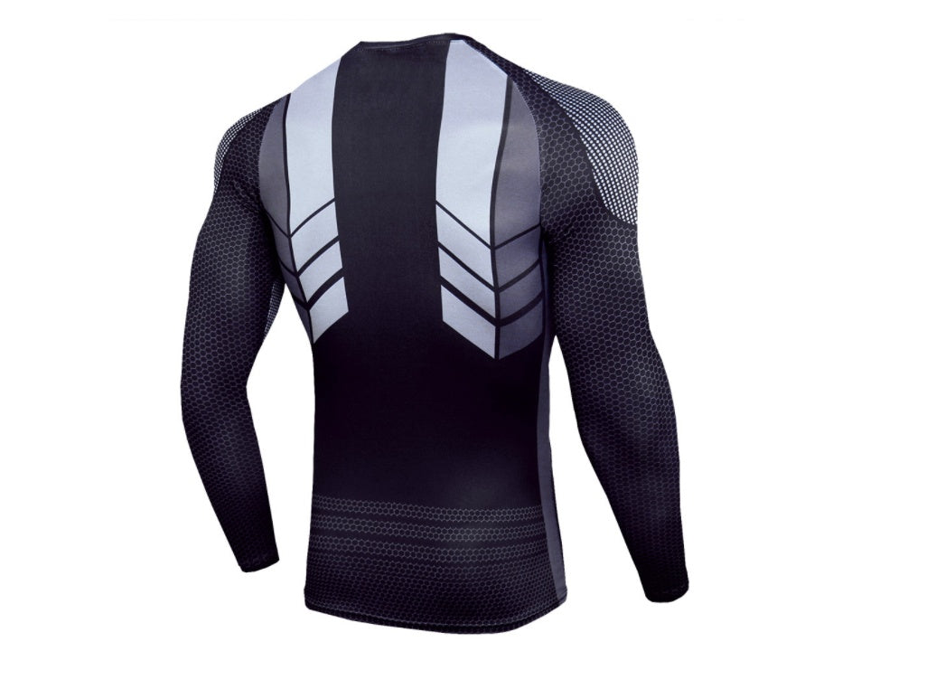 Men's Stretch Outdoor Leisure Running Training Suit