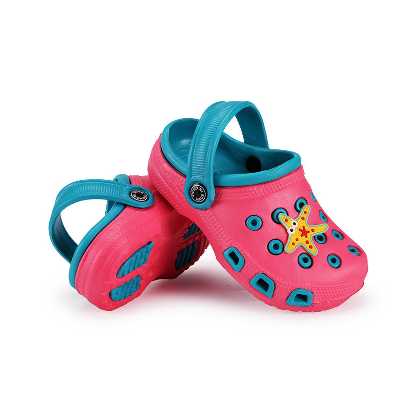 Children's hole shoes