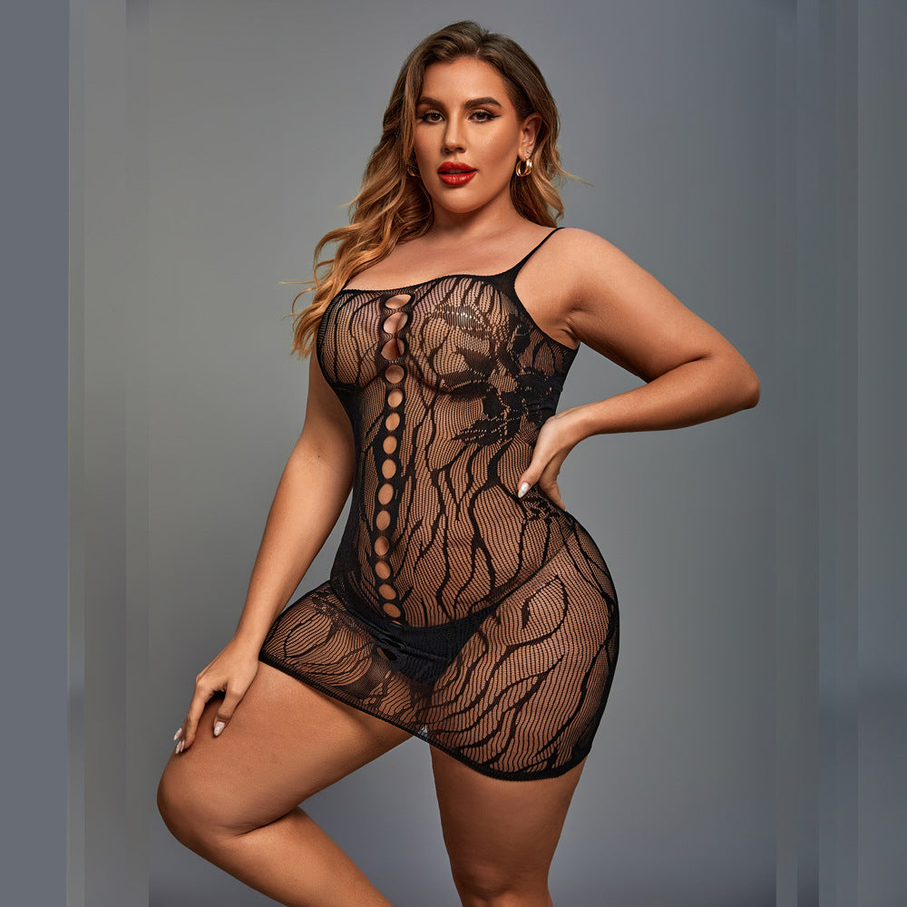 Knitted sexy clothing-jumpsuit large size 86033