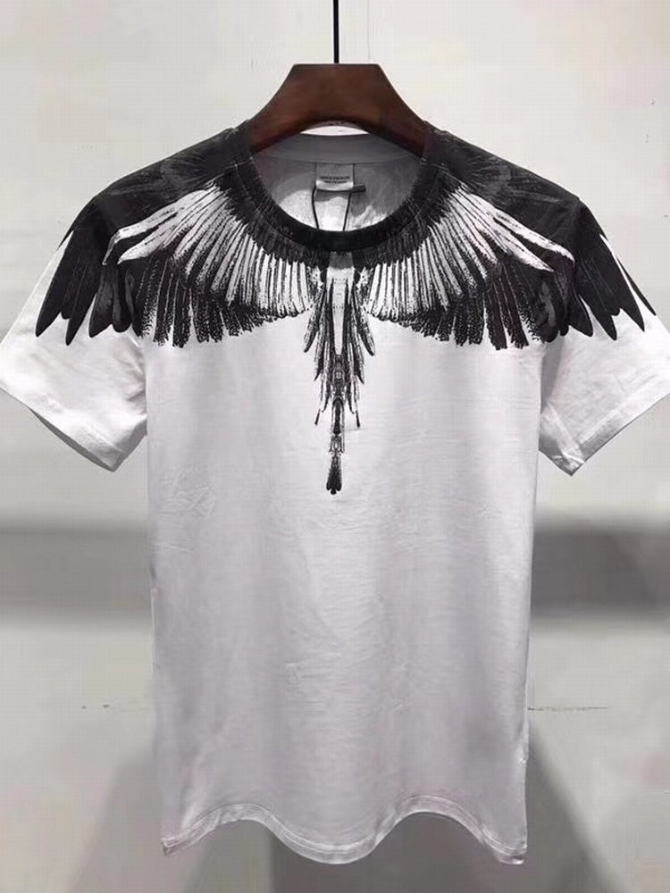 Wings Water Drop Feather Short Sleeve T-Shirt