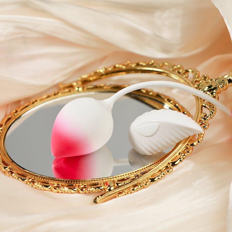 Wonderland Peach Vibrator-APP version silky smooth and remote control double layer noise reduction vibrator for women